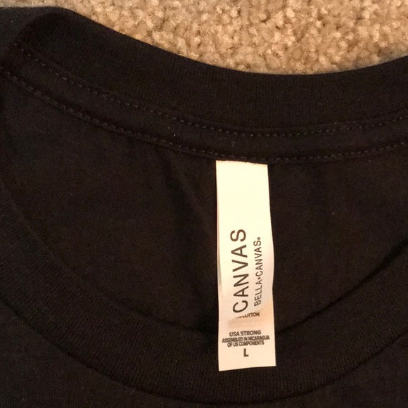 NWT Bella Canvas Halloween Skeleton “Baby on Board” t shirt - unisex - Large - Picture 3 of 5